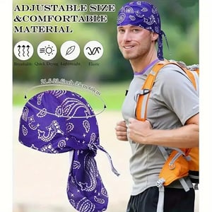 Last day 49% OFF🔥Paisley Cooling Headscarf Cap