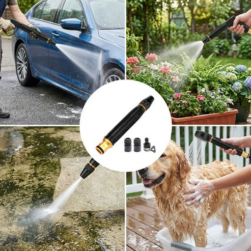 💥Buy 1 Get 1 Free 🚿High Pressure Washer for Car and Garden! 💦🚗 10 times more powerful, 8 spray settings & extremely sturdy metal housing