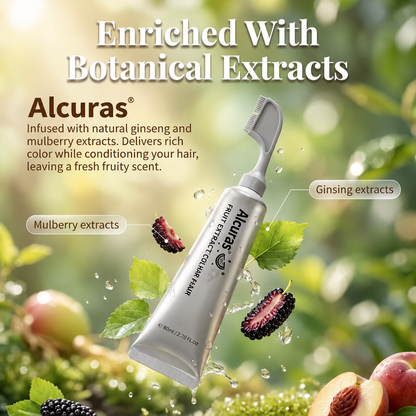 Fruit Hair Dye Cream, Covers Gray & Nourishes✨