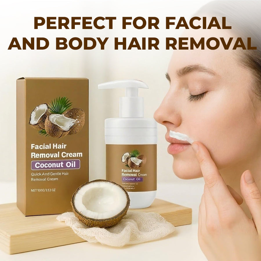 🔥Last Day 50% OFF🔥 Gentle Coconut Oil Hair Removal Cream
