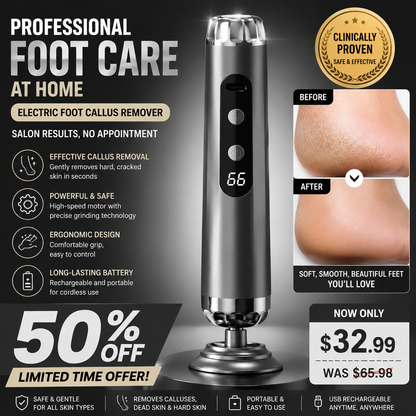 Multi-Function Electric Foot Grinder with 5 Speeds