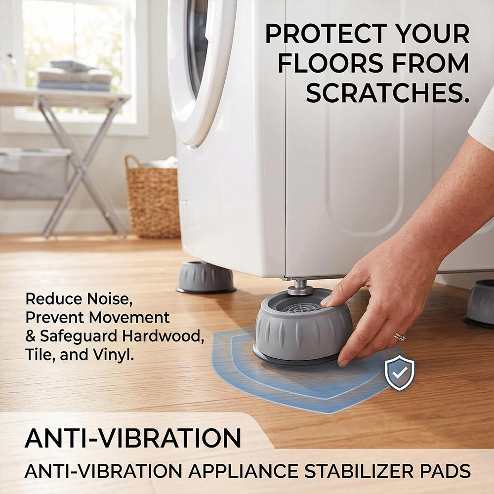 🏠 Anti-Vibration Washing Machine Stabilizer Pads