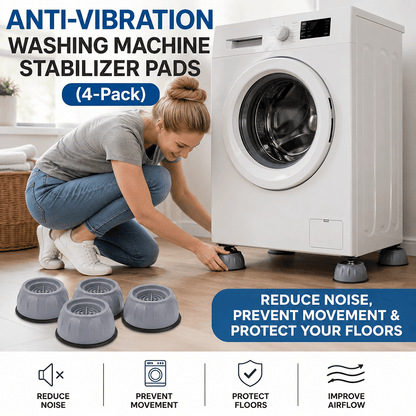 🏠 Anti-Vibration Washing Machine Stabilizer Pads