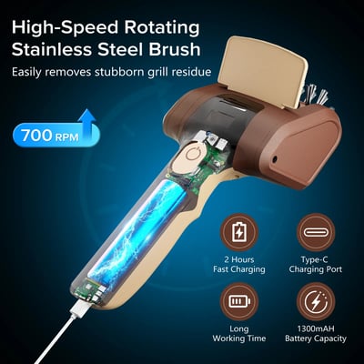 🔥Alcuras™ Electric BBQ Grill Brush