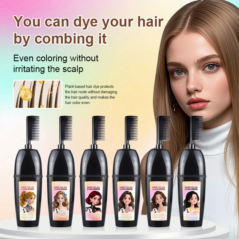 🔥Last Day 50% OFF🧴3-in-1 herbal hair coloring comb