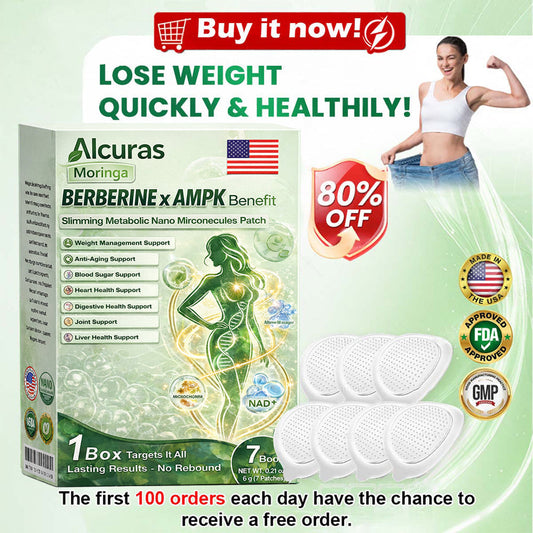 Alcuras® Moringa & Berberine * NAD+ 10-in-1 Advanced Nano Microneedle Patch