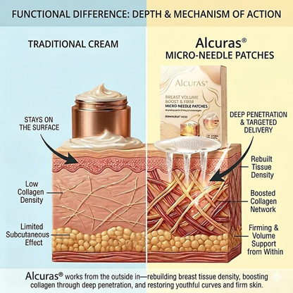 Last Day 49% OFF🔥Alcuras® Targeted Breast Enhancement Advanced Nano Microneedle Patch