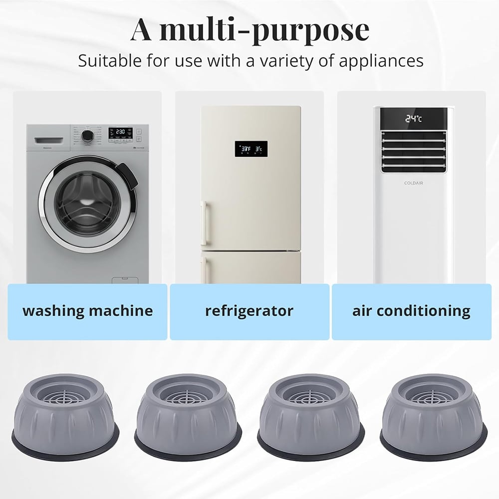🏠 Anti-Vibration Washing Machine Stabilizer Pads
