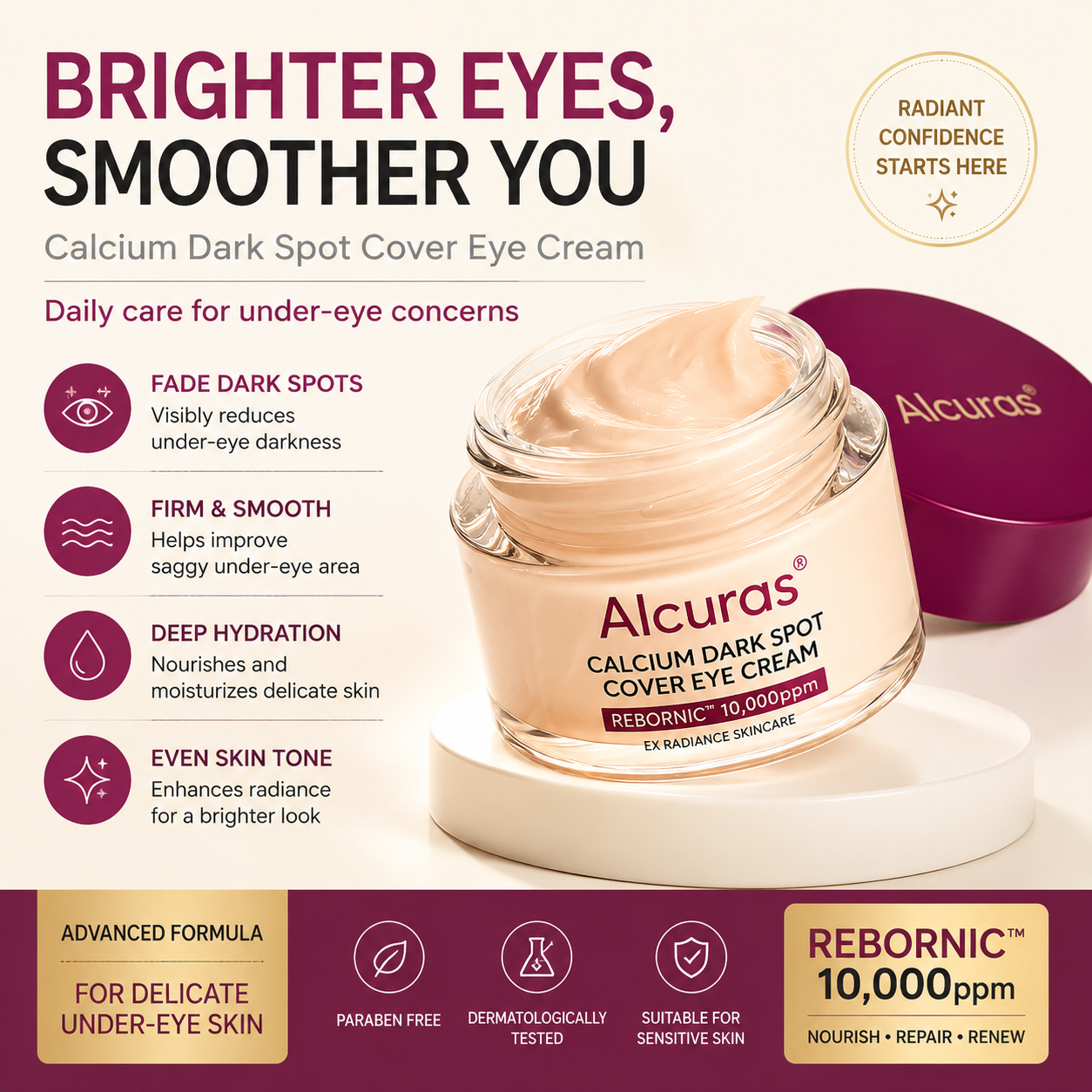 🔥Calcium Dark Spot Eye Cream