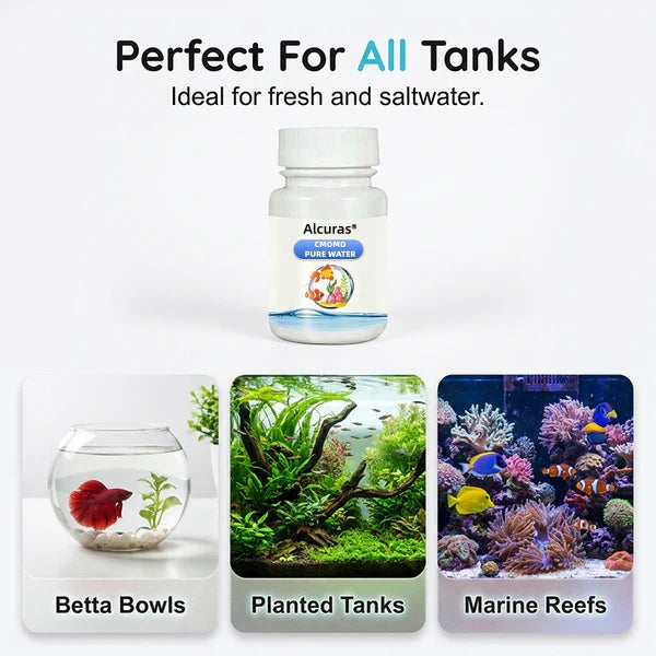 ⏰🔥50% OFF! 🌿 Instant Water Dechlorinator – Safe & Healthy Fish Tanks 🐠