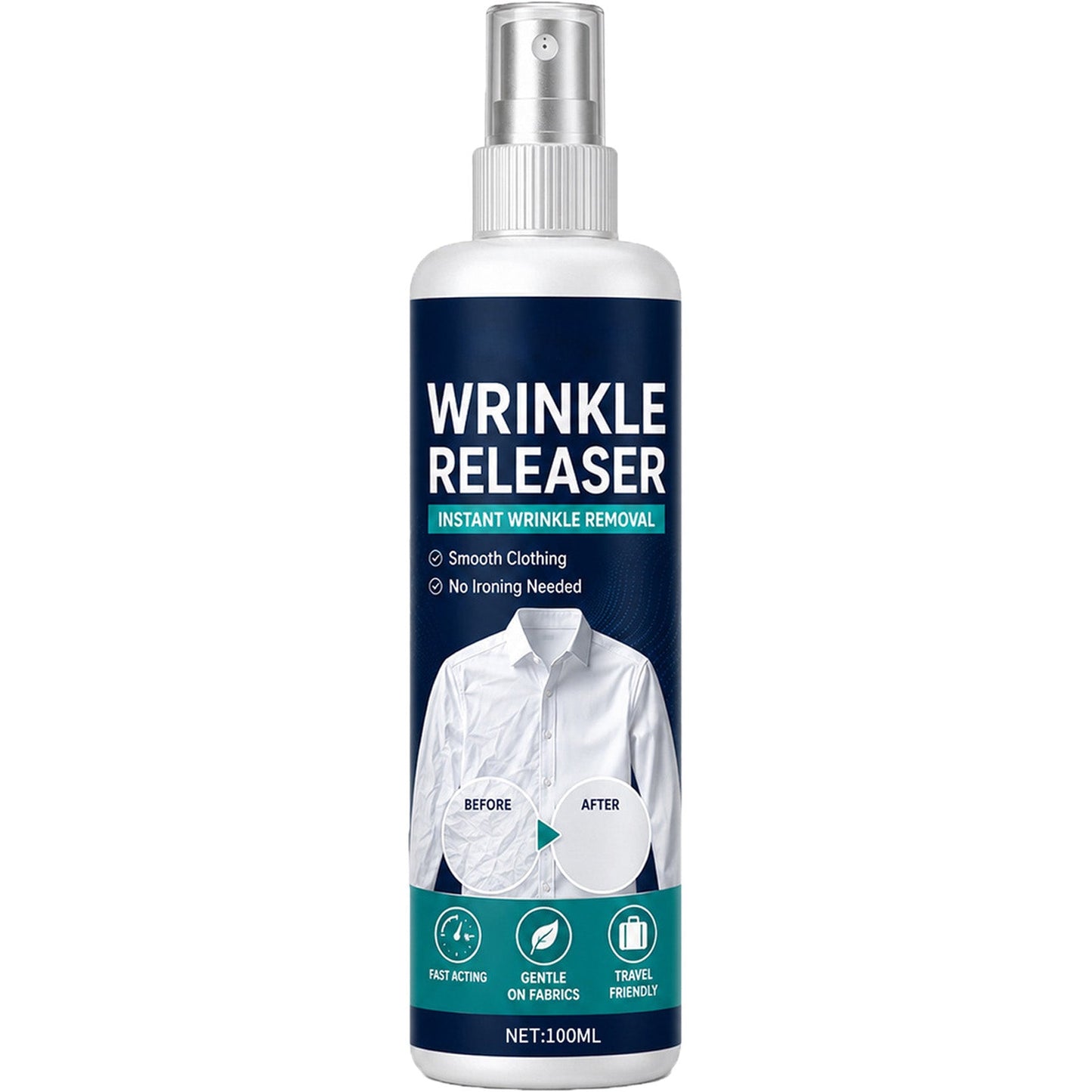 ✨Last Day 49 % OFF✨ Instant wrinkle release – no iron, travel-ready, static-free & fresh.