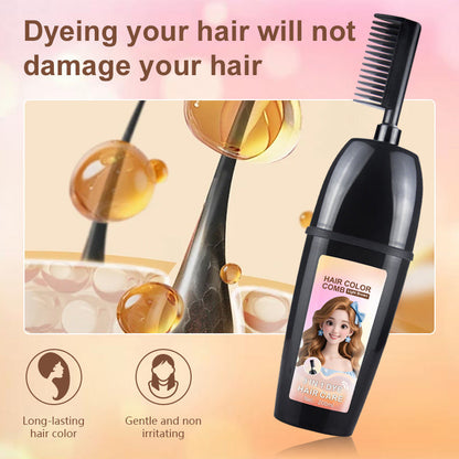 🔥Last Day 50% OFF🧴3-in-1 herbal hair coloring comb
