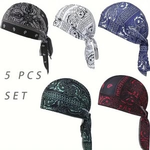 Last day 49% OFF🔥Paisley Cooling Headscarf Cap