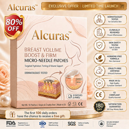 Alcuras®🥛Targeted Breast Enhancement Advanced Nano Microneedle Patch💃