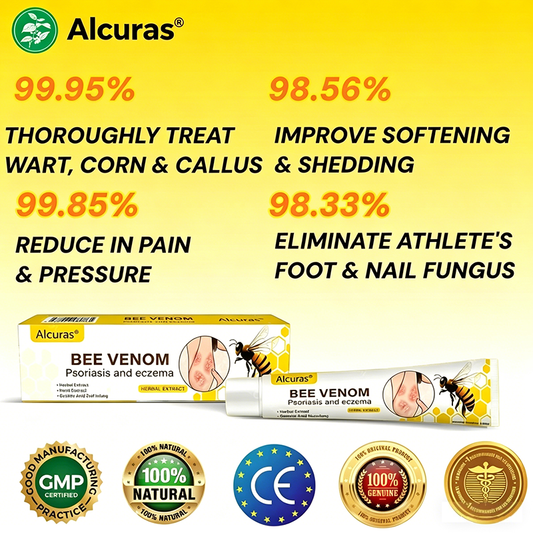 Alcuras® Bee Venom Corn & Callus Remover Cream