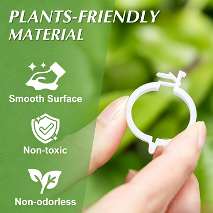 🥦🌽Secured Plastic Plant Clips🥕| Reusable Vine & Stem Support, Weatherproof Garden Clips for Tomato, Cucumber & Climbing Plants🥒🍅