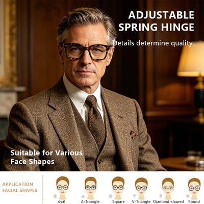 🔥Hot Sale-✨👓3 Pack Tortoiseshell Reading Glasses – Blue Light Blocking Oversized Square Readers
