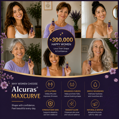 Alcuras® MaxCurve Multi-Zone Sculpting Oil – Lift, Volume & Curve for Bust & Butt