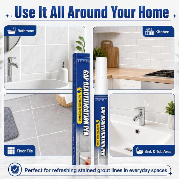 🖌️Tile Grout Repair Marker Pen✨Renew Your Tile Grout in Seconds – Waterproof, Precision Marker for Home Renovation! ✨