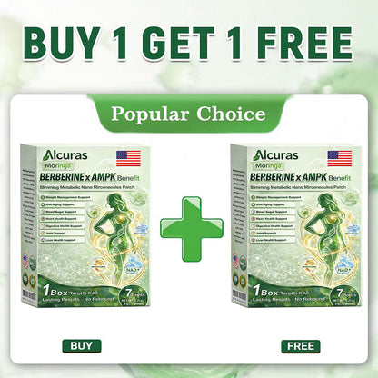 Alcuras® Moringa 8-Benefit Slimming & Metabolic Nano Microneedle（changes in 7 days)  For obesity, Loose Skin,diabetes, sleep apnea, joint issues, and more