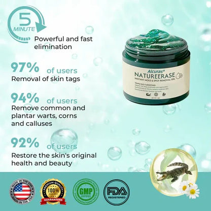 ✅ Official Store: Alcuras® NatureErase Instant Mole & Spot Removal Gel