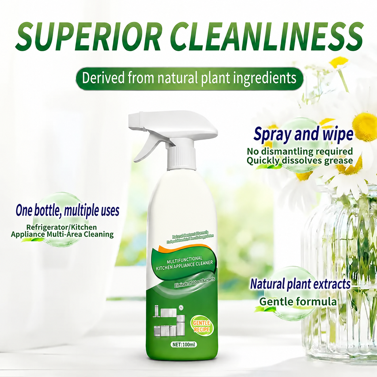 Multi-Purpose Enzyme Foam Cleaner For Kitchen & Home🧽