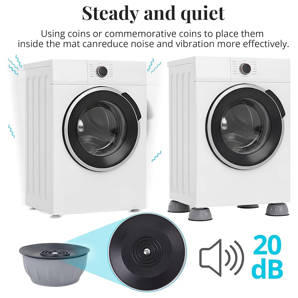 🏠 Anti-Vibration Washing Machine Stabilizer Pads