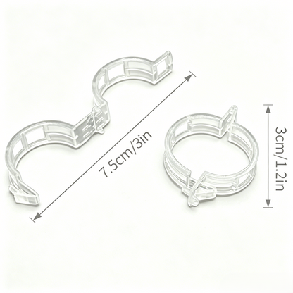 🥦🌽Secured Plastic Plant Clips🥕| Reusable Vine & Stem Support, Weatherproof Garden Clips for Tomato, Cucumber & Climbing Plants🥒🍅