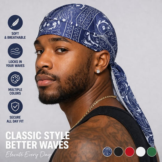 Last day 49% OFF🔥Paisley Cooling Headscarf Cap