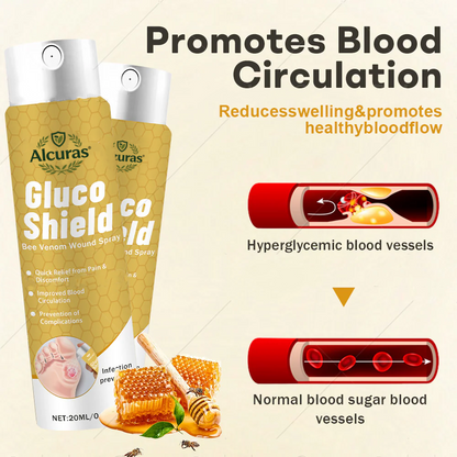 🔥Alcuras® GlucoShield Bee Venom Wound Spray