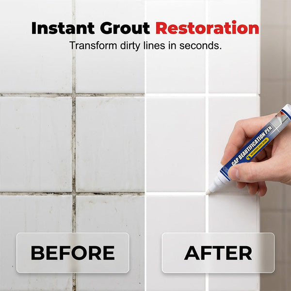 🖌️Tile Grout Repair Marker Pen✨Renew Your Tile Grout in Seconds – Waterproof, Precision Marker for Home Renovation! ✨