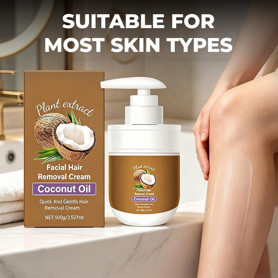 🔥Last Day 50% OFF🔥 Gentle Coconut Oil Hair Removal Cream