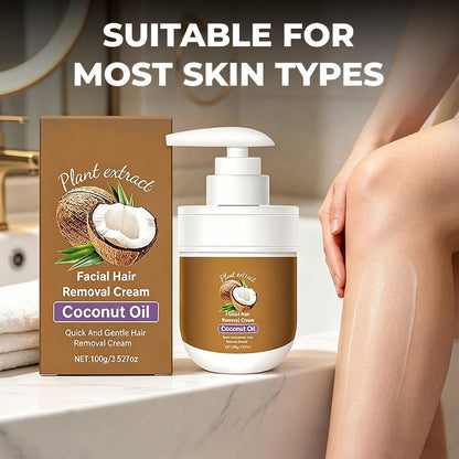 🔥Last Day 50% OFF🔥 Gentle Coconut Oil Hair Removal Cream