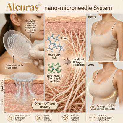 Alcuras®🥛Targeted Breast Enhancement Advanced Nano Microneedle Patch💃