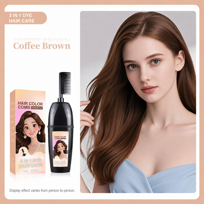 🔥Last Day 50% OFF🧴3-in-1 herbal hair coloring comb