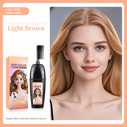🔥Last Day 50% OFF🧴3-in-1 herbal hair coloring comb