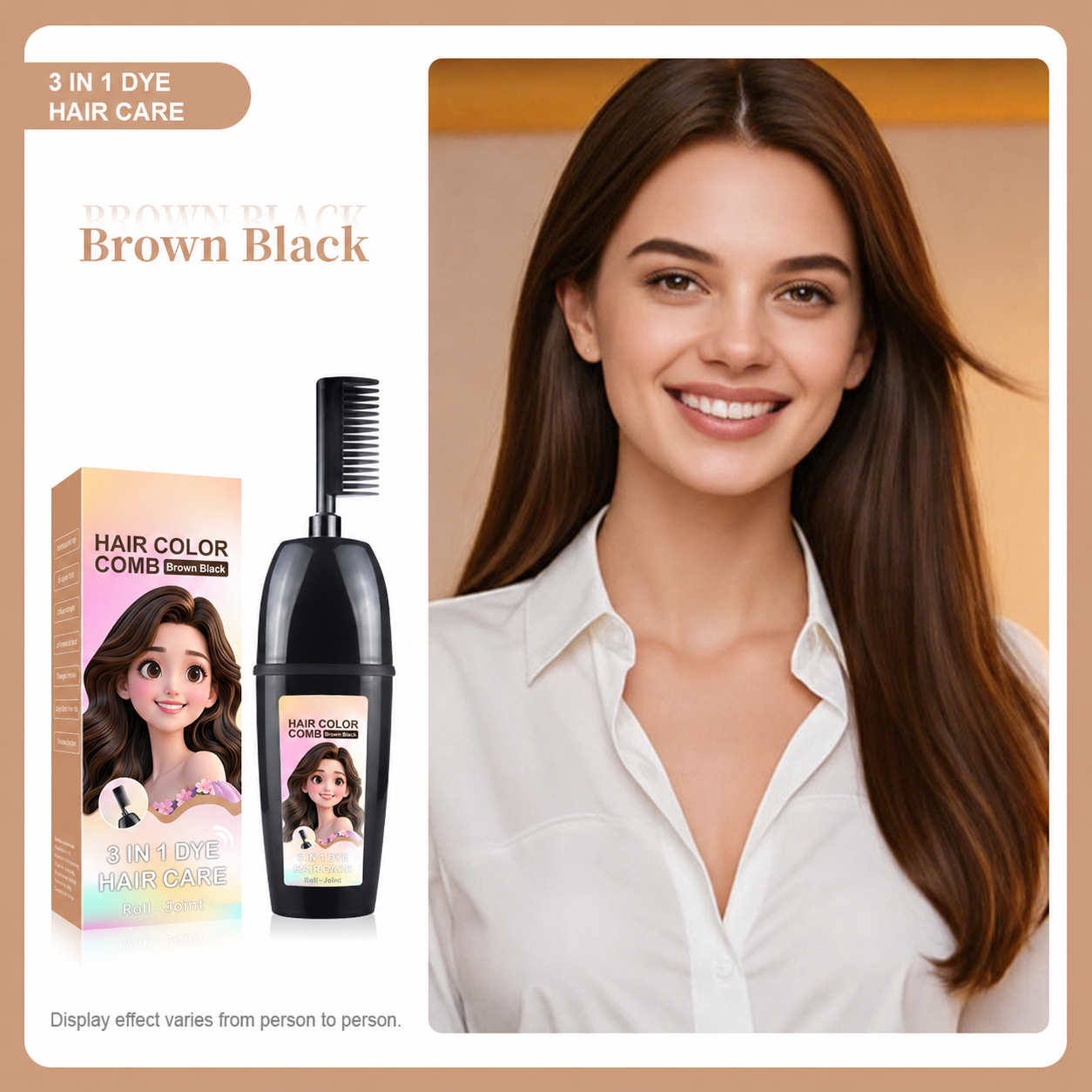🔥Last Day 50% OFF🧴3-in-1 herbal hair coloring comb