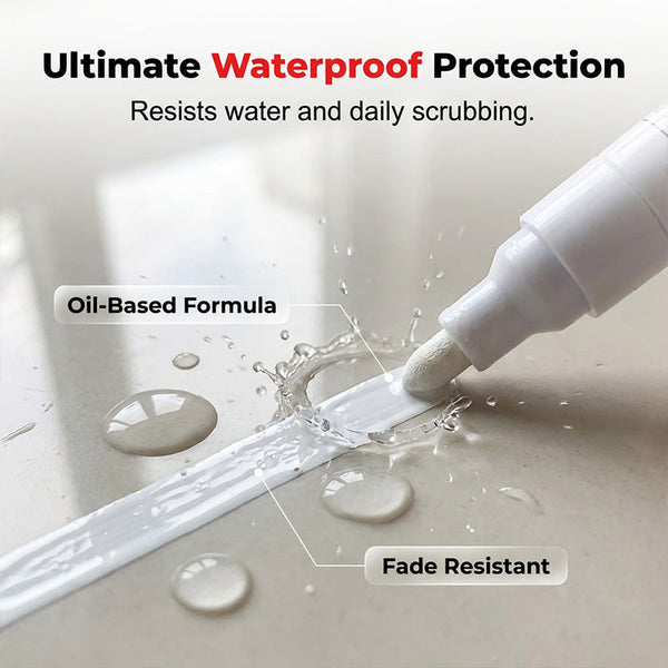 🖌️Tile Grout Repair Marker Pen✨Renew Your Tile Grout in Seconds – Waterproof, Precision Marker for Home Renovation! ✨