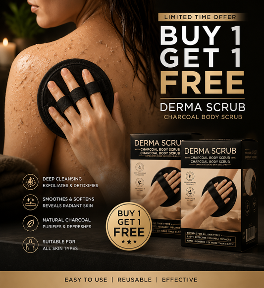 Rubber Body Exfoliating Gloves - Dead Skin Remover After Shower & Bath