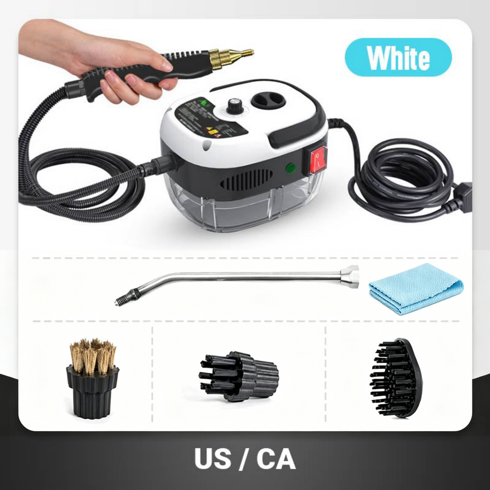 2500W High Temperature Pressure Steam Cleaner for Home Kitchen Portable Handheld Cleaning Machine for Car Auto