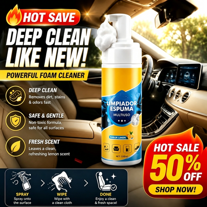 Last day 49% OFF🔥4-in-1 Multi-Enzyme Foam Cleaner