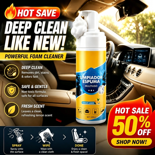 Last day 49% OFF🔥4-in-1 Multi-Enzyme Foam Cleaner