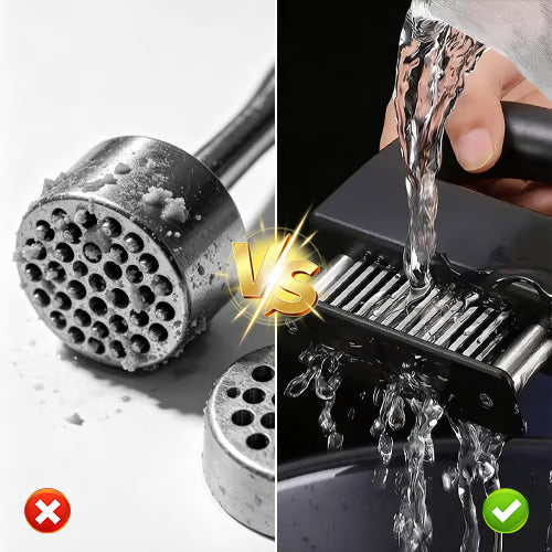 Professional Spring-Loaded Meat Tenderizer