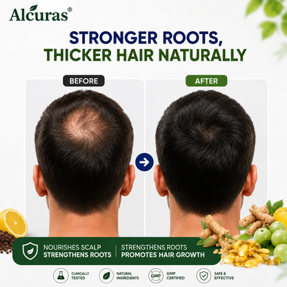Alcuras® Herbal Shampoo – Anti-Hair Thinning