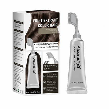 Fruit Hair Dye Cream, Covers Gray & Nourishes✨