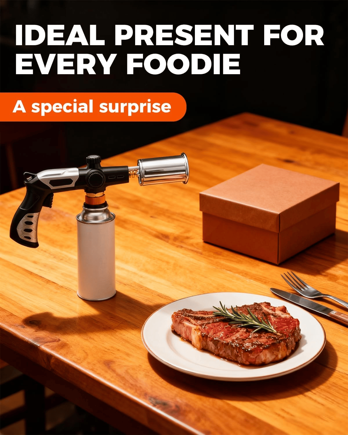 💥New Powerful Propane Torch -2372°F High Temp Flame