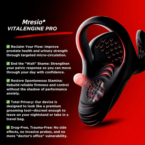 🔥Mresio® VitalEngine Pro-The #1 5-in-1 at-home trainer that reverses ED; PE with advanced Precision