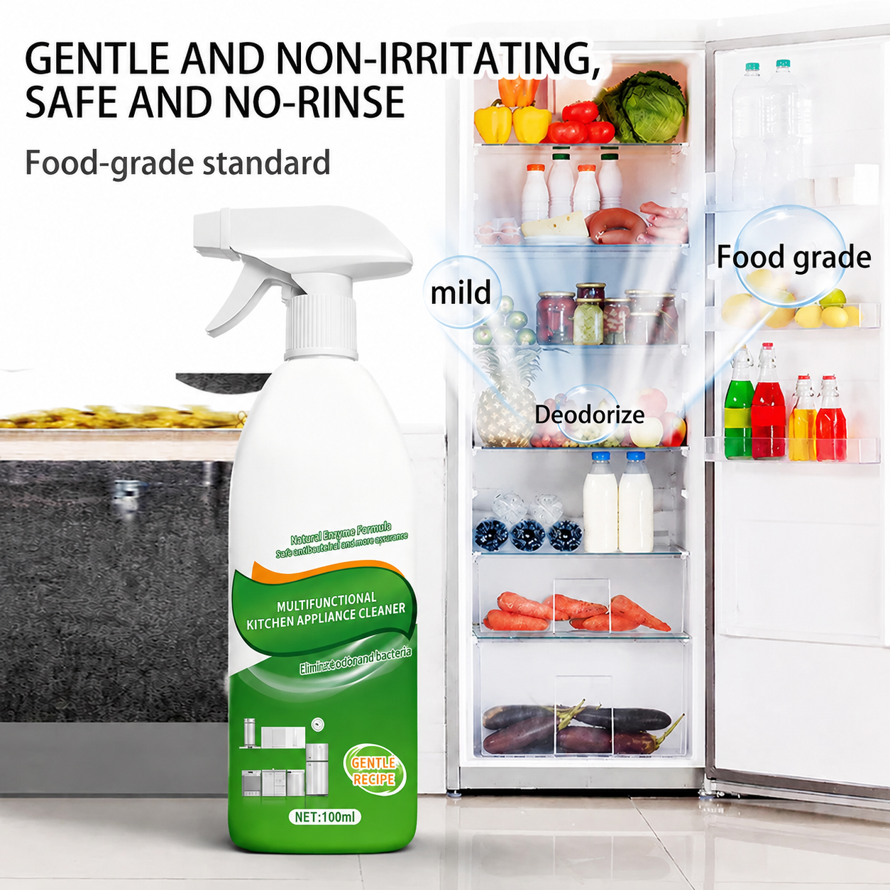 Multi-Purpose Enzyme Foam Cleaner For Kitchen & Home🧽