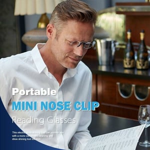 Portable Mini Nose Clip Reading Glasses Pinch Nose Reading Glasses