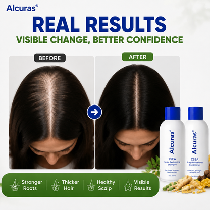Alcuras® Herbal Shampoo – Anti-Hair Thinning